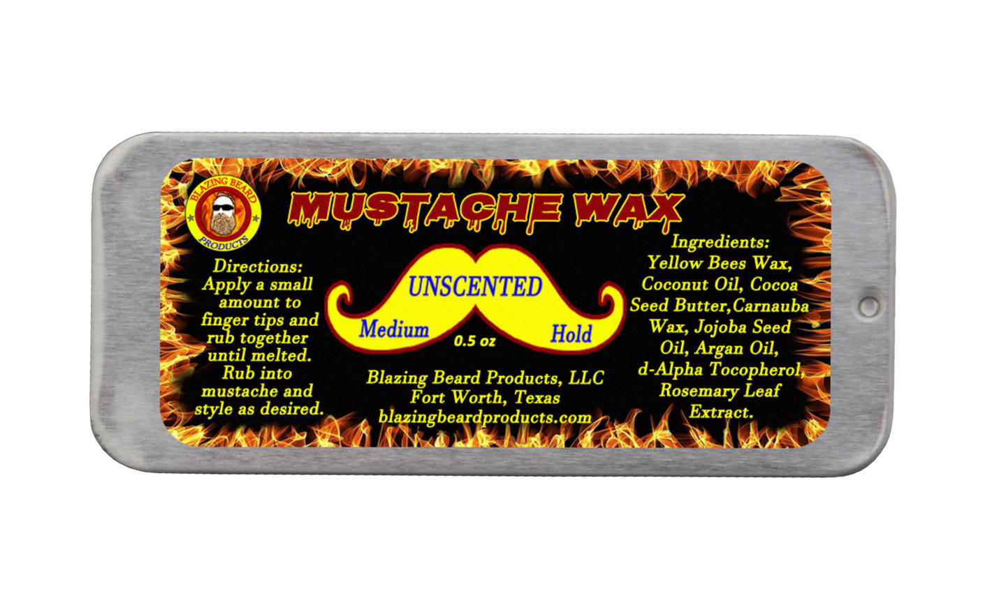 Blazing Mustache Wax - Unscented